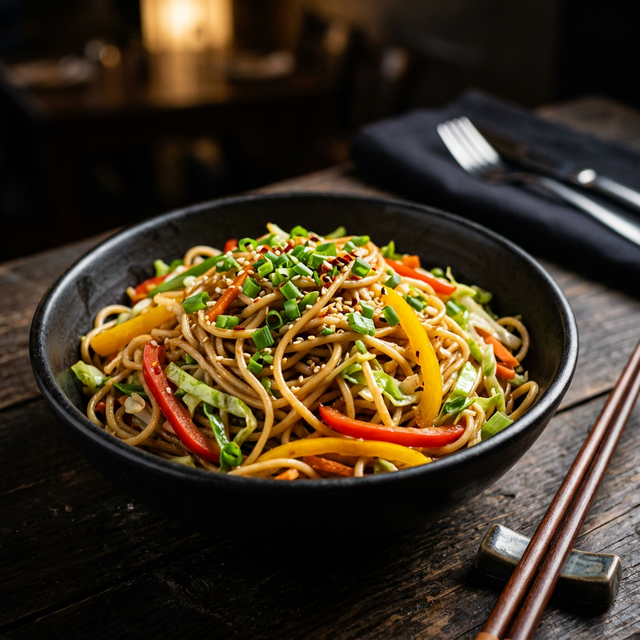 Veg Hakka Noodles